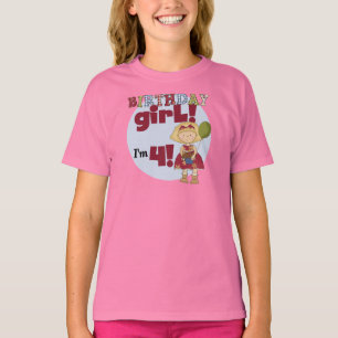 I'm 4 Birthday Girl T-shirts and Gifts