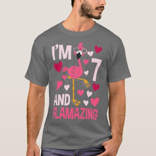 Im 7 And Flamazing Flamingo 1 T_Shirt
