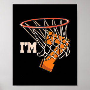 I'm 7 Sketll Theme Birthday Party Celebration 7th  Poster