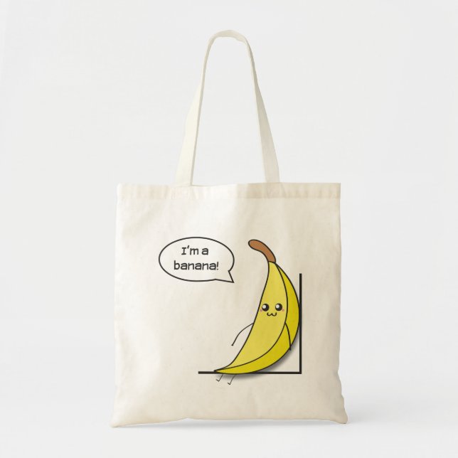 I'm a banana! tote bag (Front)