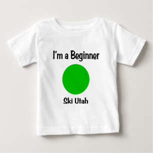 I'm a Beginner Ski Utah Baby T-Shirt
