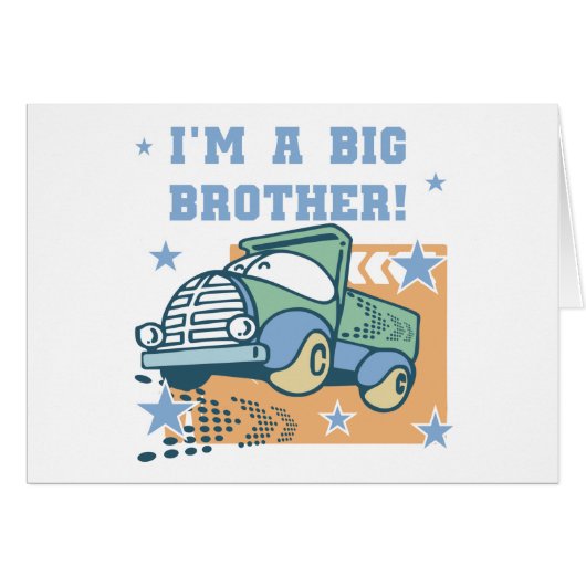 I'm a Big Brother - Truck Tshirts and Gifts (Front Horizontal)
