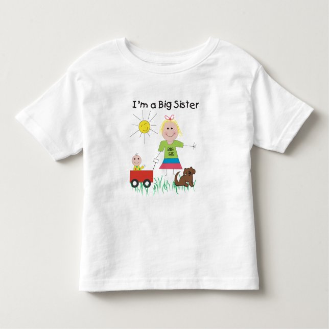 I'm a Big Sister (Blond) T-Shirt (Front)