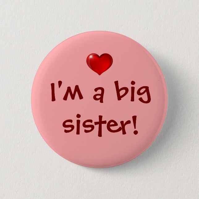 I'm a big sister! button (Front)