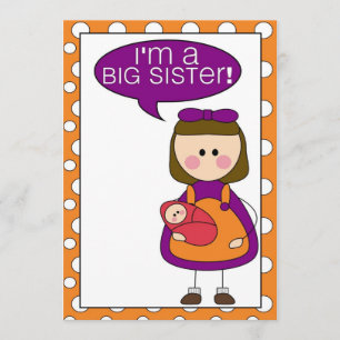 i'm a big sister (sister) announcement