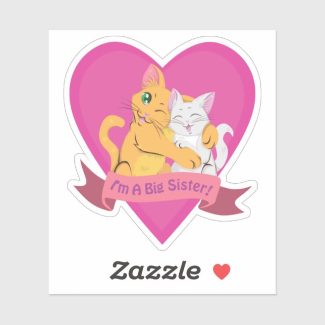 I'm A Big Sister! Sticker (Sheet)