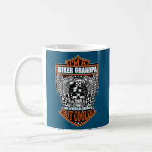 I'm a Biker Grandpa like a Normal Grandpa But Coffee Mug