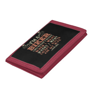 Im A Biker I Do What I Want Funny Motorcycle Motor Tri-fold Wallet