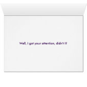 I'm a BIRD! Cards (Inside Horizontal (Bottom))