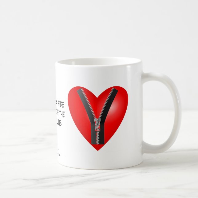 I'm a bona fide member of the Zipper Club Coffee Mug (Right)