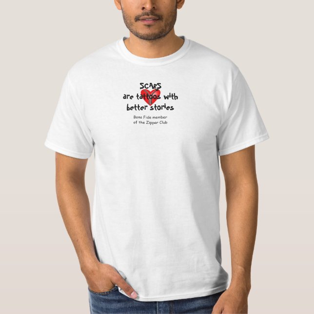 I'm a bona fide member of the Zipper Club T-Shirt (Front)