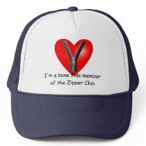 I'm a bona fide member of the Zipper Club Trucker Hat