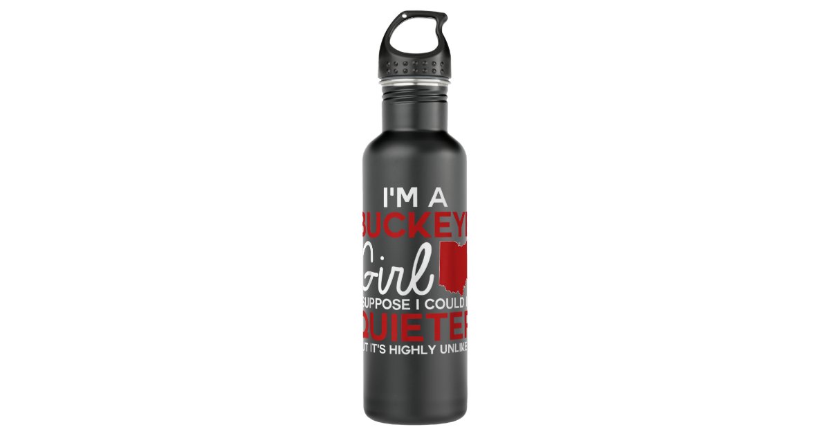 Im A Buckeye Girl Ohio State For Women Stainless Steel Water