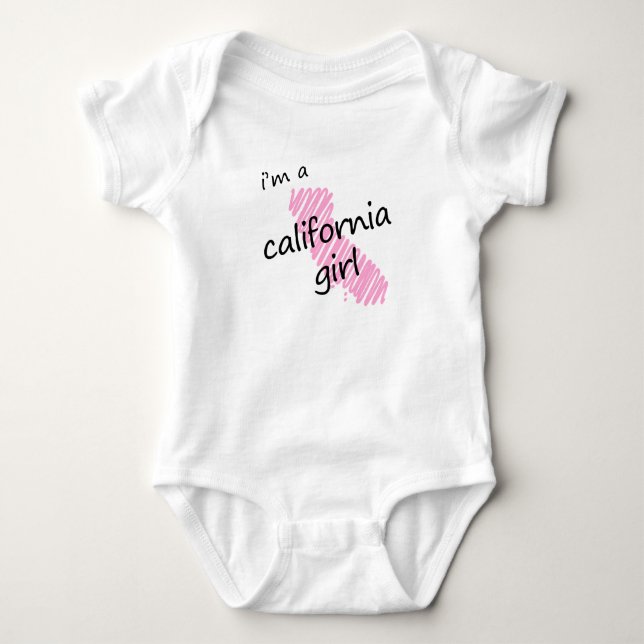 I'm a California Girl Baby Bodysuit (Front)