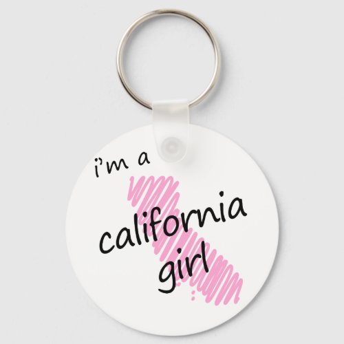 Im a California Girl Keychain