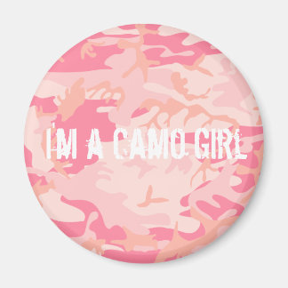"I'm a Camo Girl" magnet