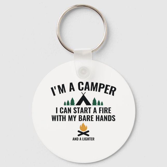 I'm A Camper Keychain (Front)