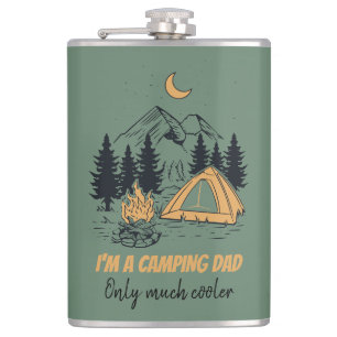 I'm a Camping Dad - Funny Father's Day Camping Flask