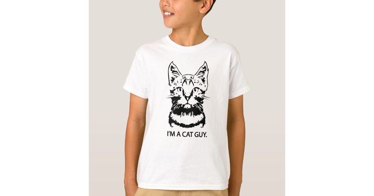 cat guy shirt