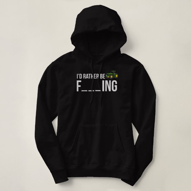 I'm A Certified Tit Puller Funny Dairy Cow Farmer  Hoodie (Design Front)