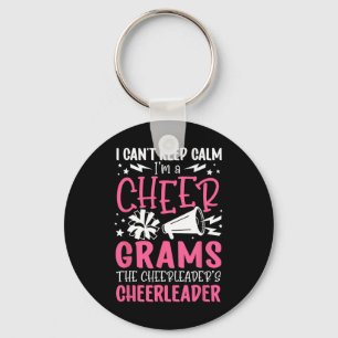 I'm A Cheer Grams Of A Cheerleader Grams Grandma Keychain