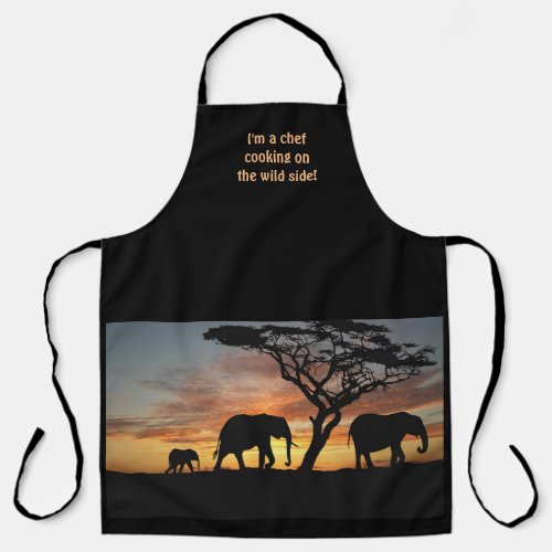 Im a Chef on the Wildside All_Over Print Apron