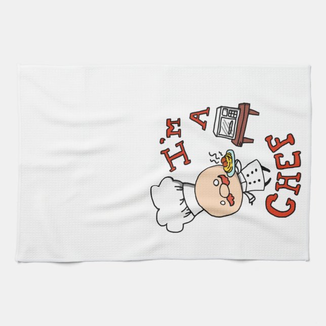 I'm a chef! towel (Horizontal)