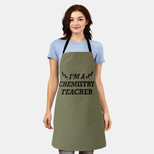 Im a chemistry teacher apron
