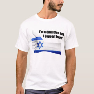 I'm a Christian and I Support Israel Men's Tee