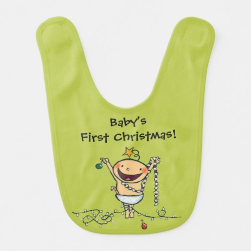 Im a Christmas Tree Baby Bib