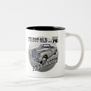 I'm A Classic 75th Birthday Gifts Two-Tone Coffee Mug