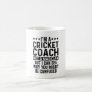 I'm A Cricket Coach Not A Magician Funny Coffee Mug