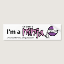I'm a Crohn's Ninja Bumper Sticker