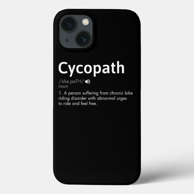 IM A Cycopath Funny Bike Cycling Gift  Case-Mate iPhone Case (Back)