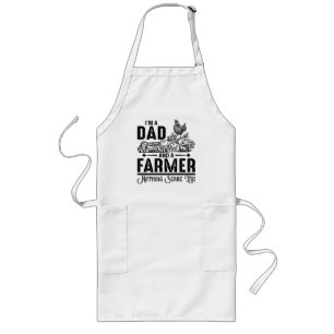 I'm A Dad and A Farmer Farming Long Apron