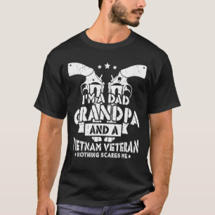 I'm A Dad Grandpa And A Vietnam Veteran Retired T-Shirt