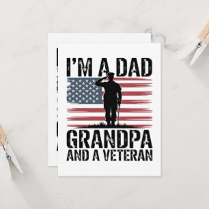 I'm A Dad Grandpa and Veteran Nothing Scares Invitation