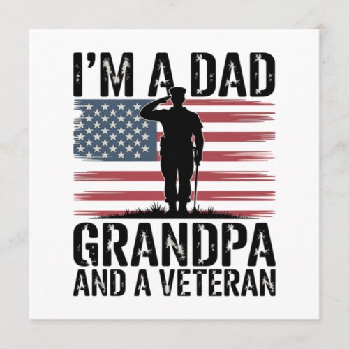 I'm A Dad Grandpa and Veteran Nothing Scares  Menu