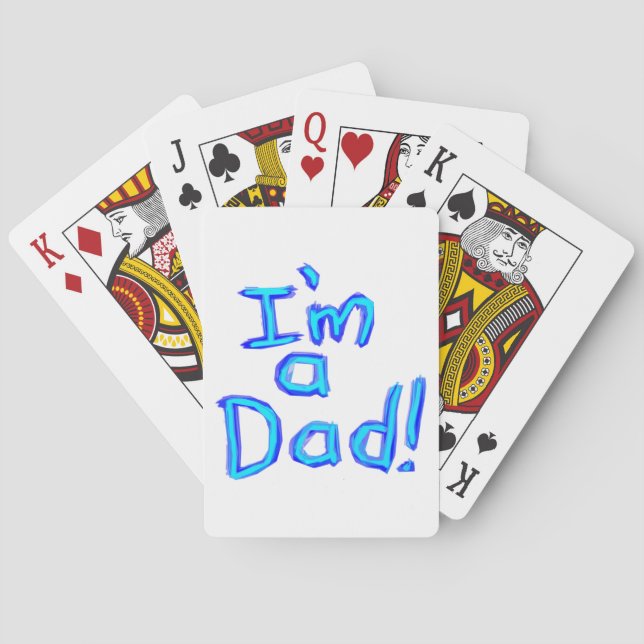 I'm a Dad! Poker Cards (Back)