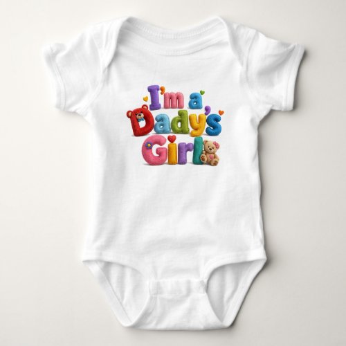 Im a Dady's Girl Color Baby Bodysuit