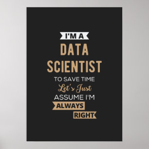 I'm A Data Scientist, To Save Time Let's Just Poster