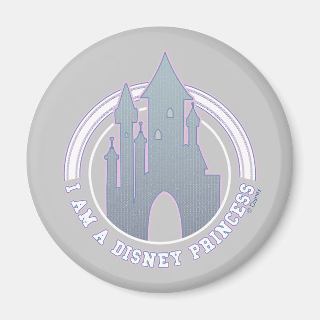 "I'm A Disney Princess" Castle Graphic Magnet (Front)