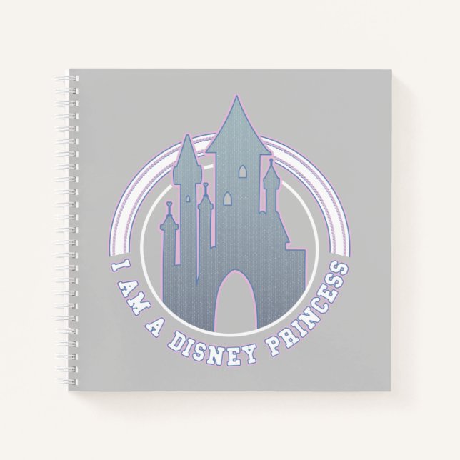 "I'm A Disney Princess" Castle Graphic Notebook (Front)