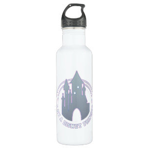 "I'm A Disney Princess" Castle Graphic Stainless Steel Water Bottle