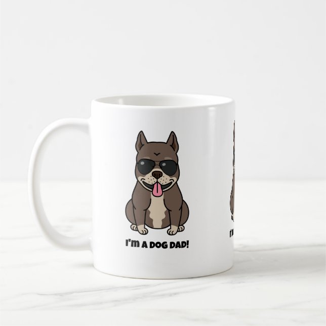 I'm a Dog Dad mug - perfect for Father's Day (Left)