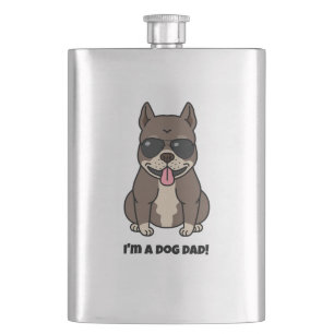 I'm a Dog Dad - perfect for Father's Day Flask