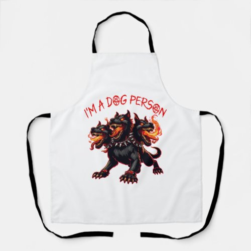 Im a Dog Person Cerberus Essential T_Shirt Apron