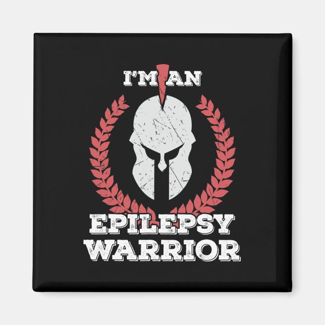 I'm a Epilepsy Warrior Epilepsy Awareness  Magnet (Front)