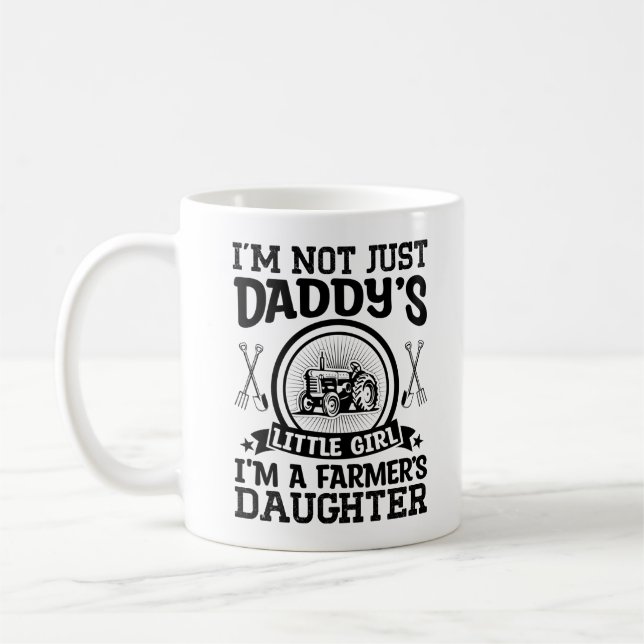 I'm A Farmers Daughter Present Farming Lovers Cool Coffee Mug (Left)