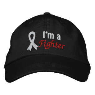 I'm a Fighter - Lung Cancer Embroidered Baseball Hat